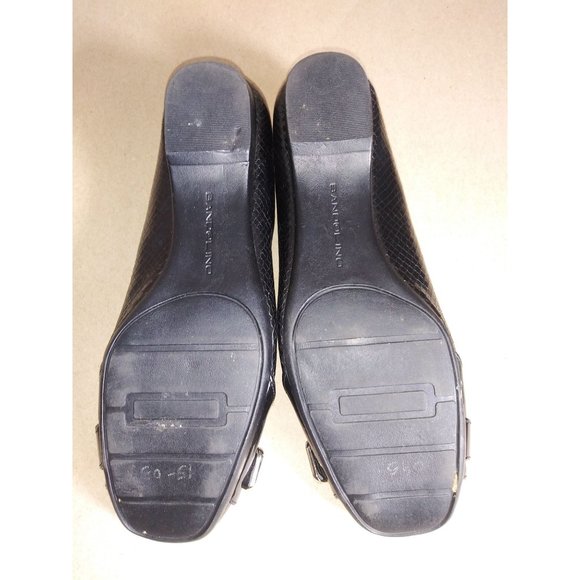 Bandolino Black Textured Flats Size 9.5 - Picture 6 of 7